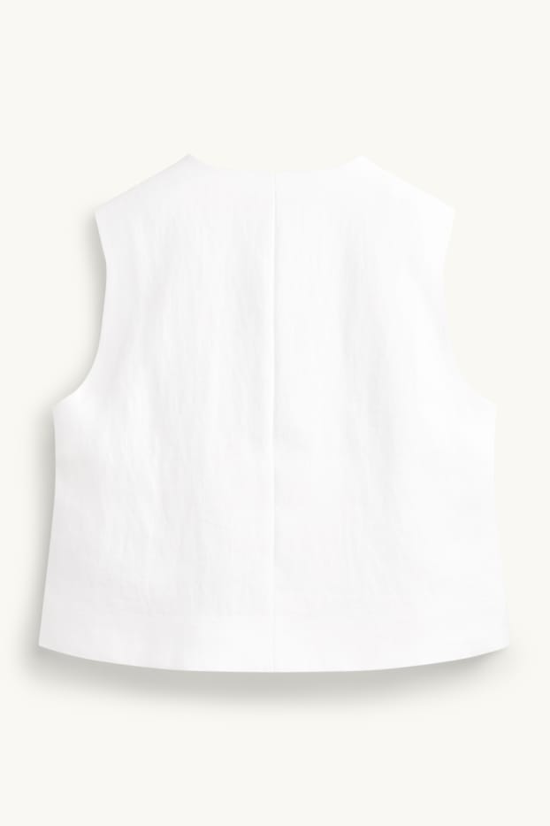 Femmes - Gilet - blanc