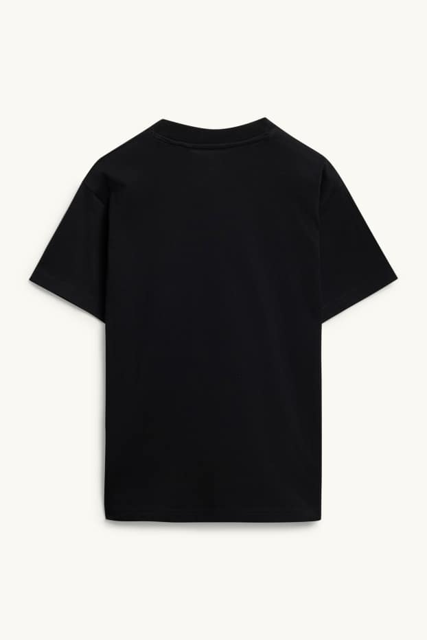 Kinder Buben - Skate - Kurzarmshirt - schwarz