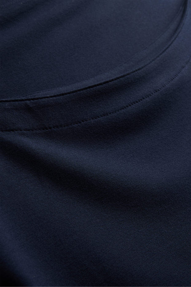 Femei - Tricou cu mânecă lungă - regular fit - albastru închis