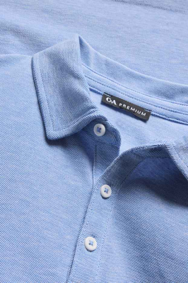 Kinder Buben - Poloshirt - blau