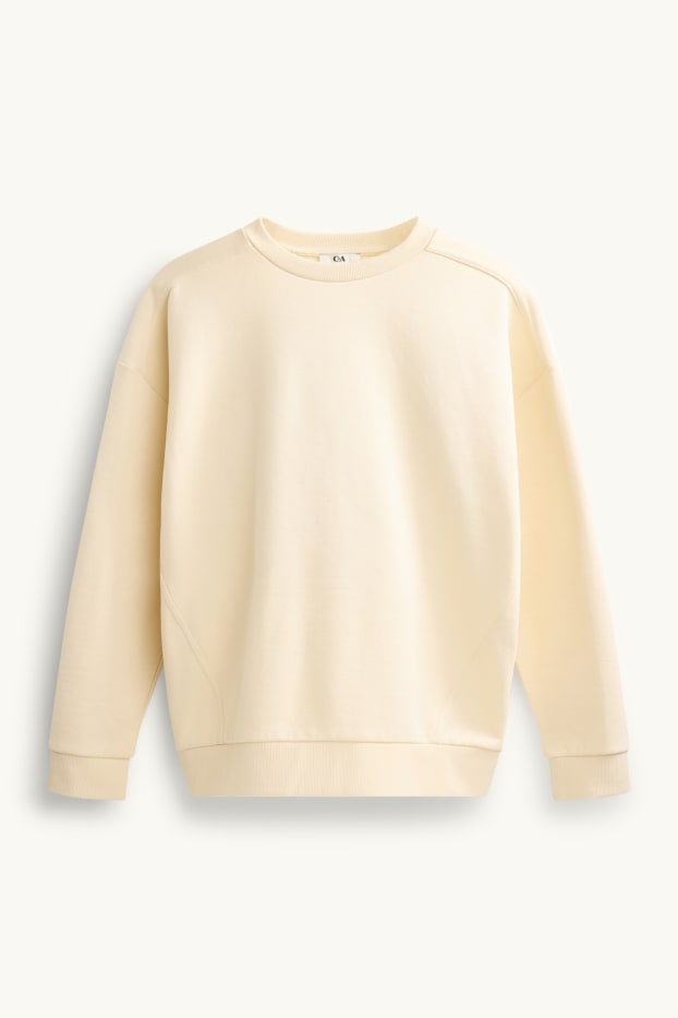 Women - Sweatshirt - light beige