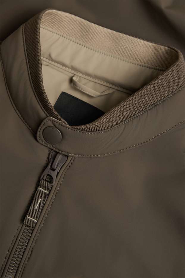 Herren - Bomberjacke - gefüttert - khaki
