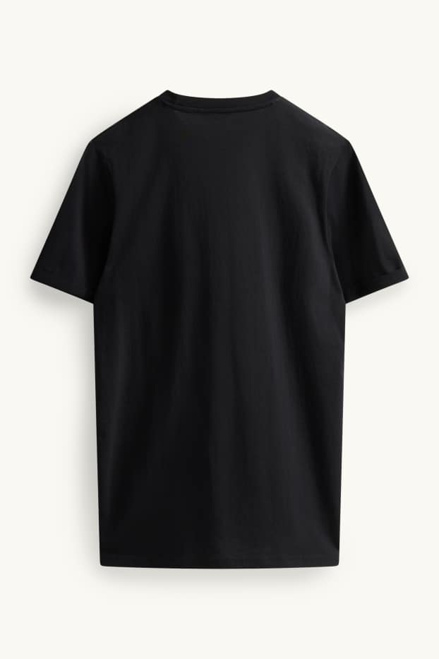 Men - T-shirt - regular fit - black