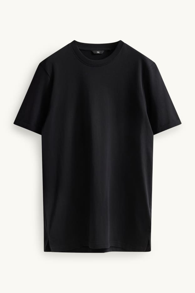 Men - T-shirt - regular fit - black