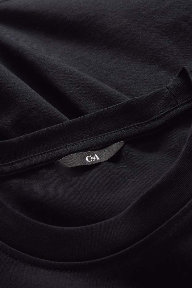 Men - T-shirt - regular fit - black