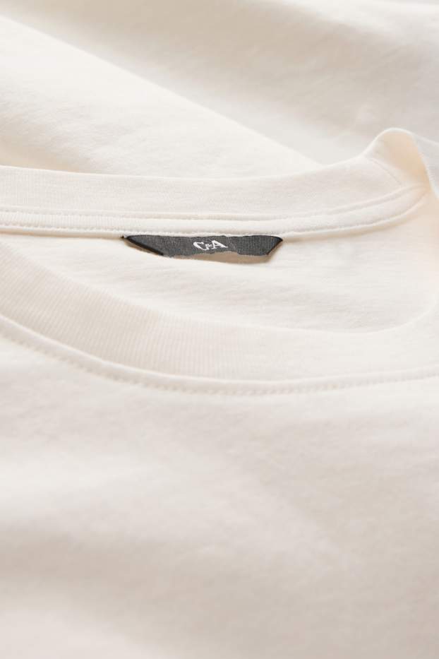 Herren - T-Shirt - Regular Fit - weiß