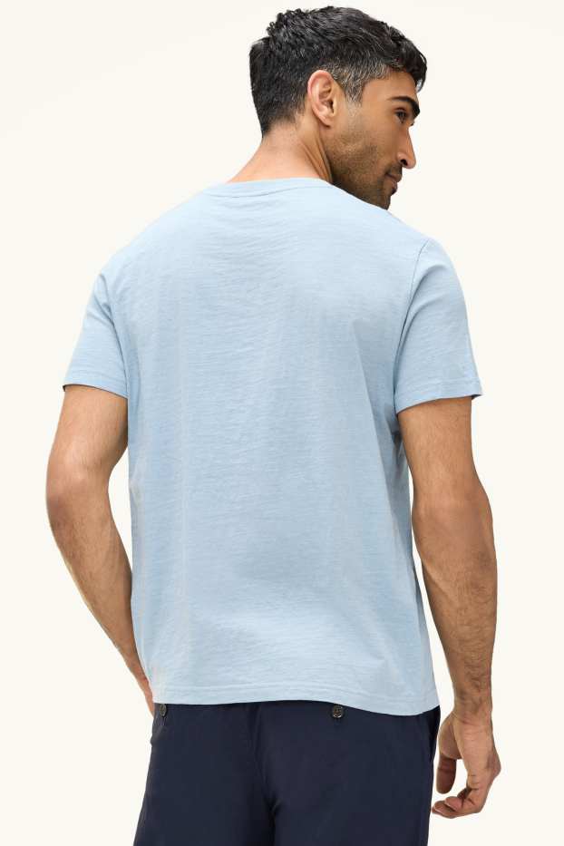 Uomo - T-shirt - regular fit - blu