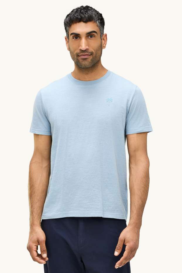 Uomo - T-shirt - regular fit - blu