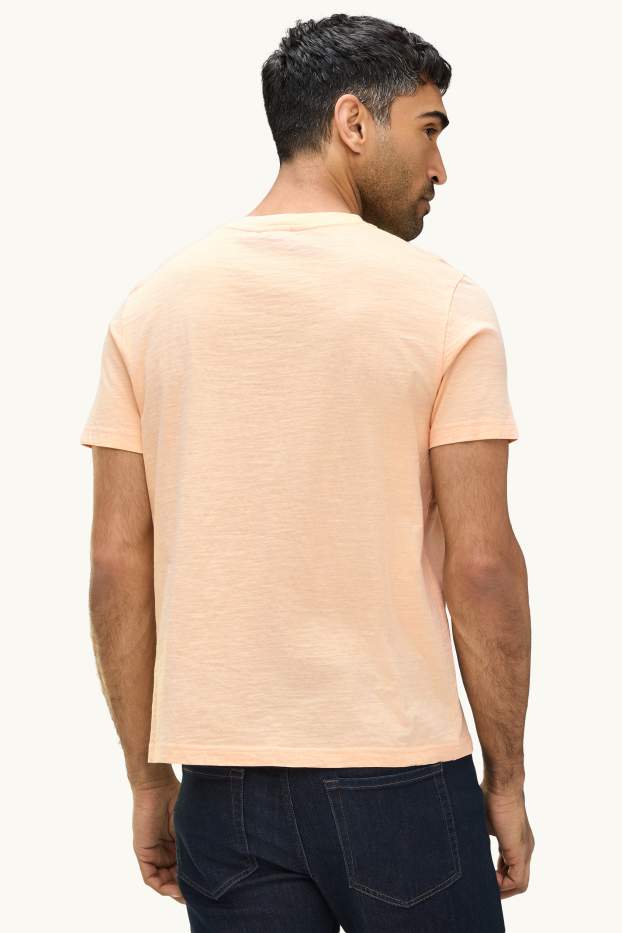 Uomo - T-shirt - regular fit - pesca