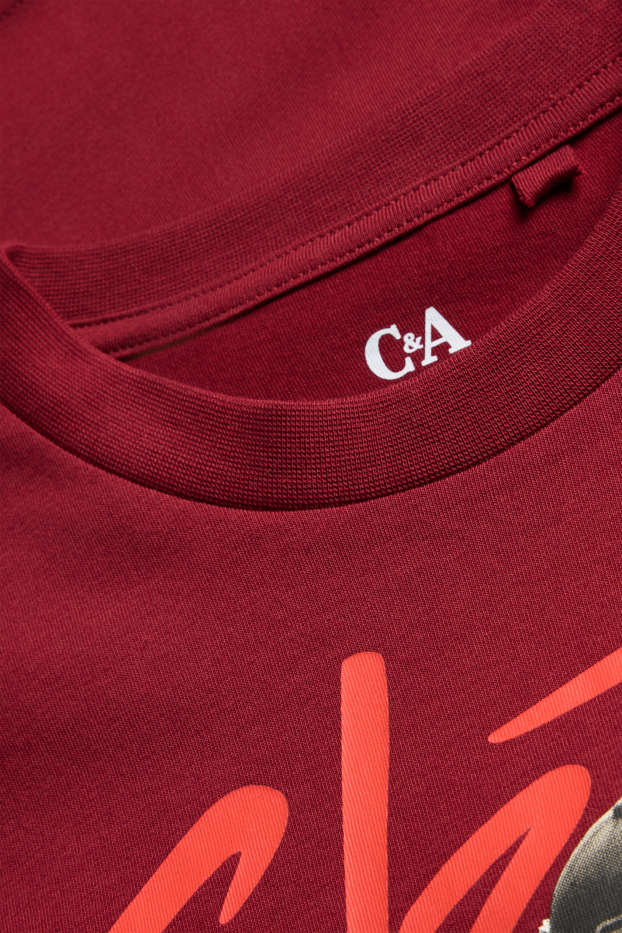 Kinderen: jongens - Tijger - T-shirt - rood