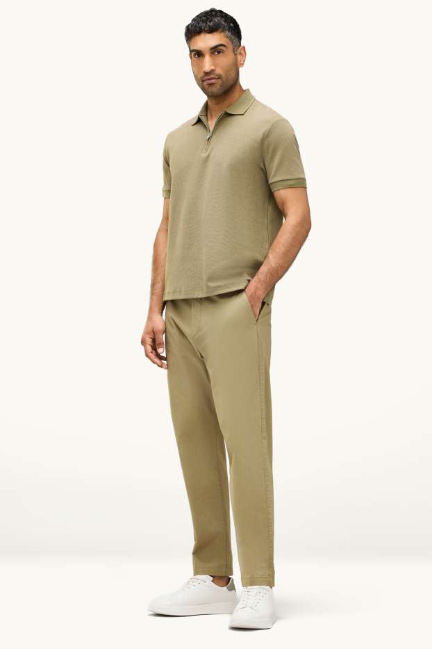 Herren - Chino - Tapered Fit - khaki
