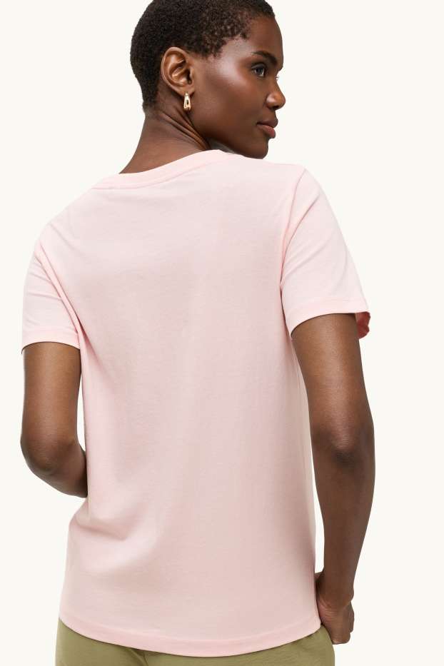 Dona - Samarreta de màniga curta - regular fit - rosa