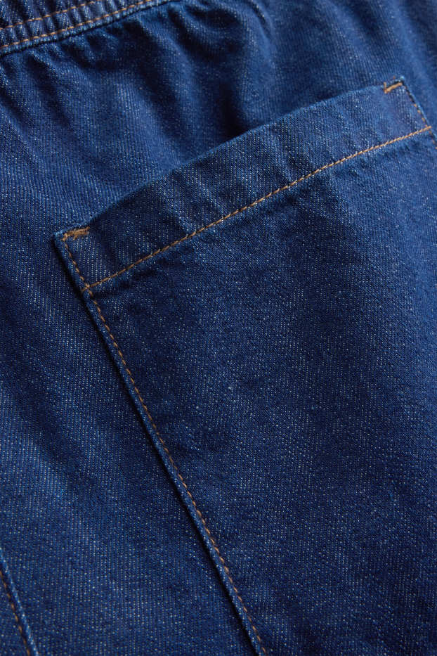 Hommes - Short en jean - jean bleu foncé