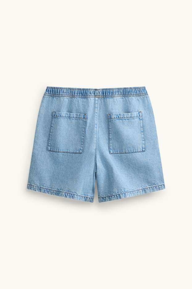 Herren - Jeans-Shorts - helljeansblau