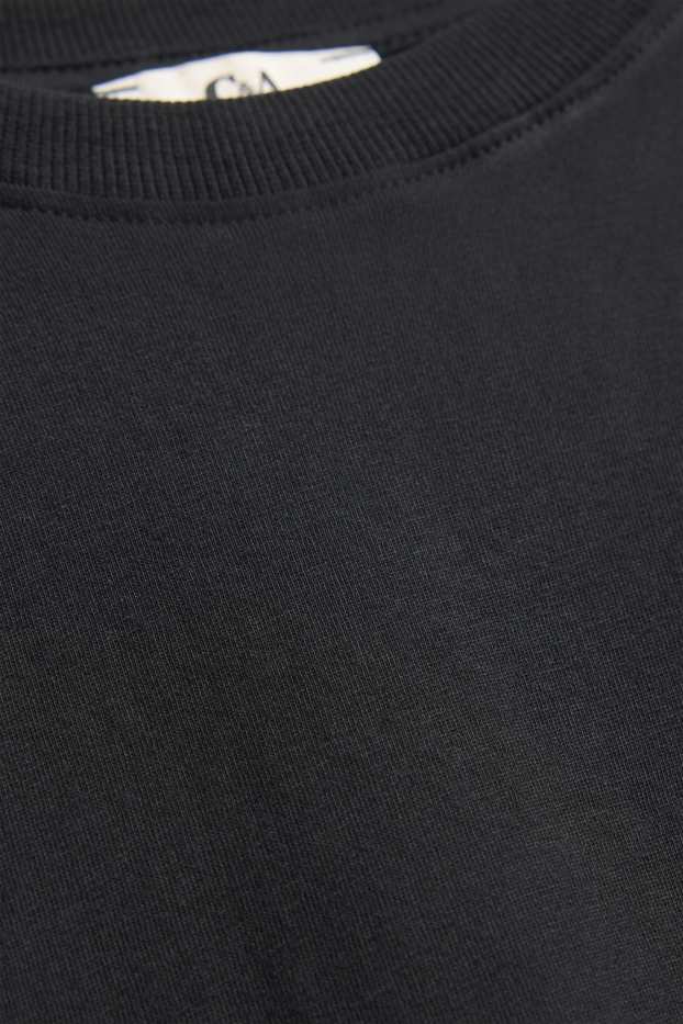 Damen - T-Shirt - Oversized - schwarz