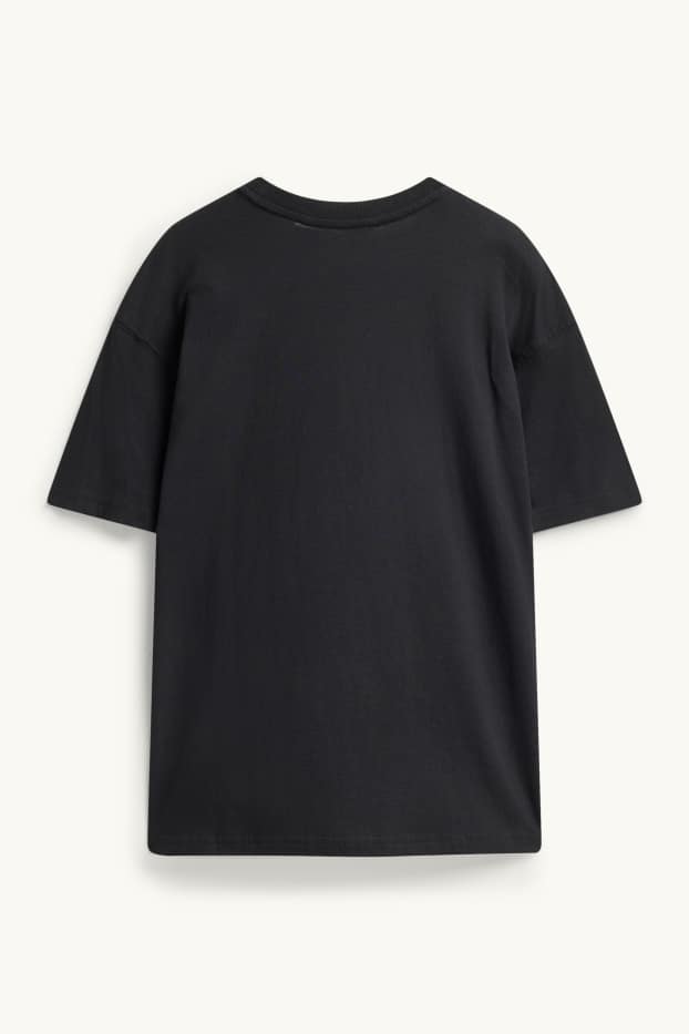 Damen - T-Shirt - Oversized - schwarz