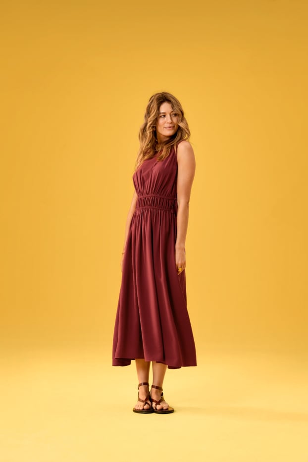 Dona - Vestit - straight fit - bordeus