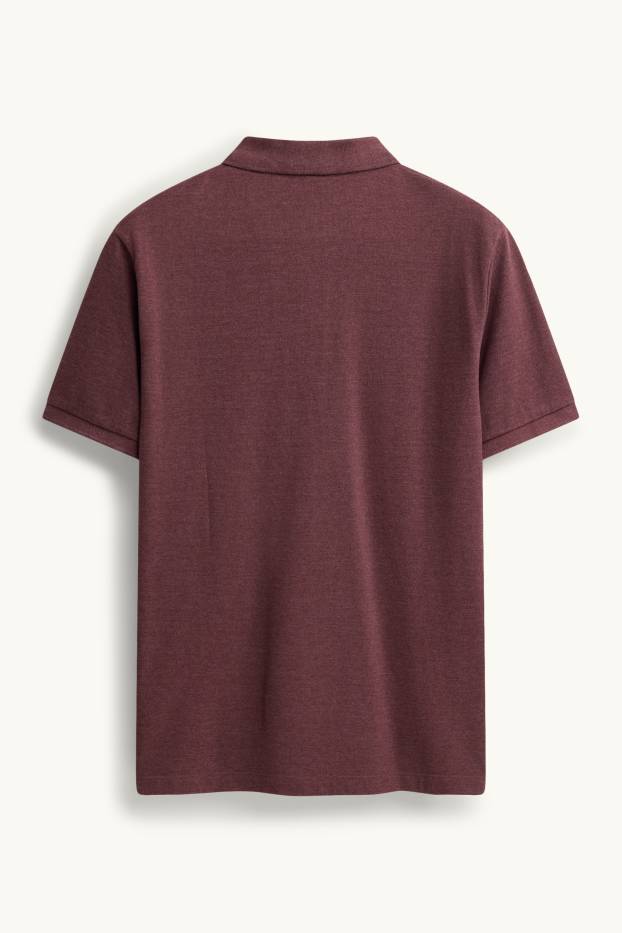 Men - Polo shirt - regular fit - red