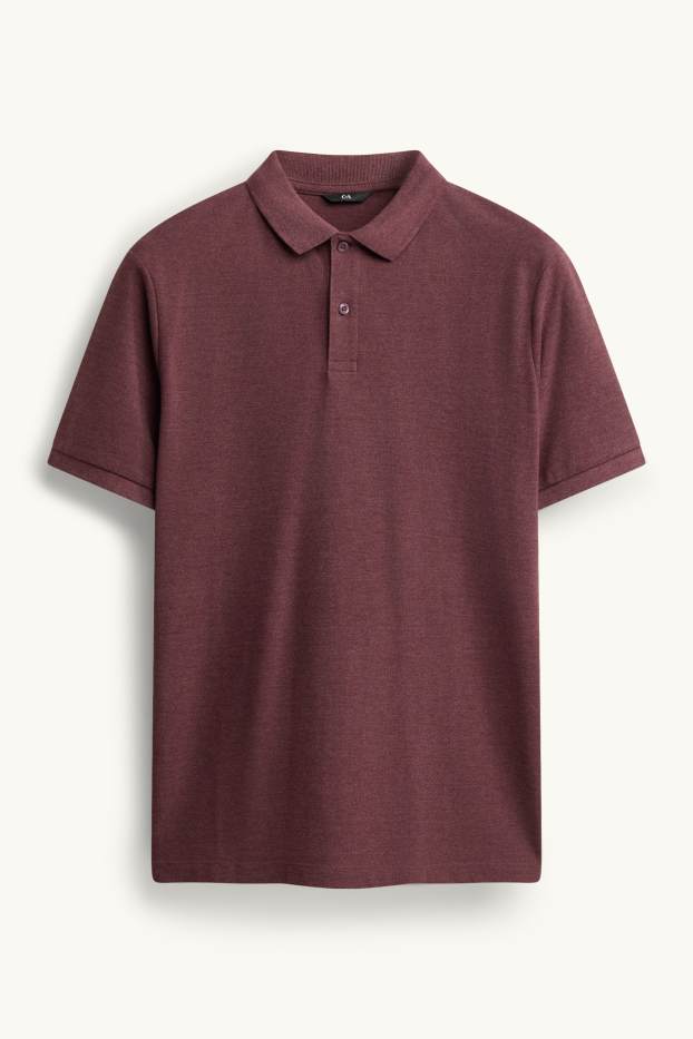 Men - Polo shirt - regular fit - red