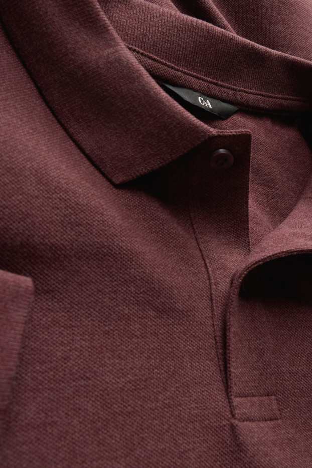 Men - Polo shirt - regular fit - red