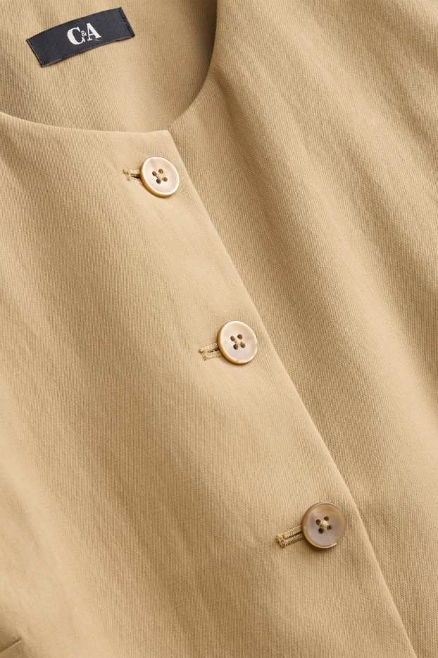 Femmes - Gilet - beige
