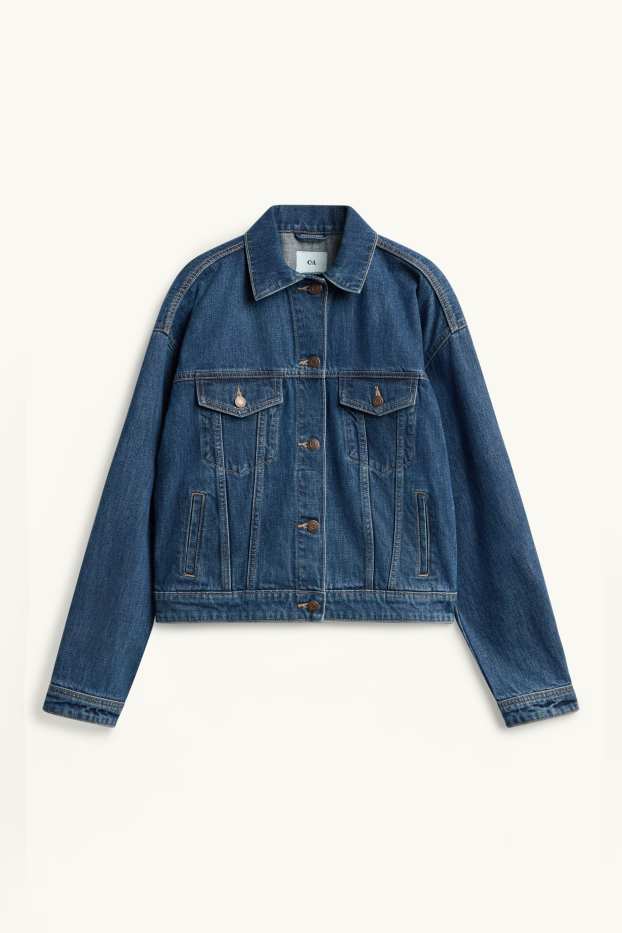Women - Denim jacket - denim-dark blue