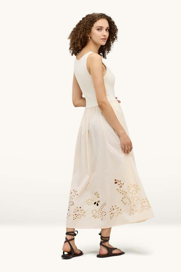 Femmes - Robe fit & flare - beige