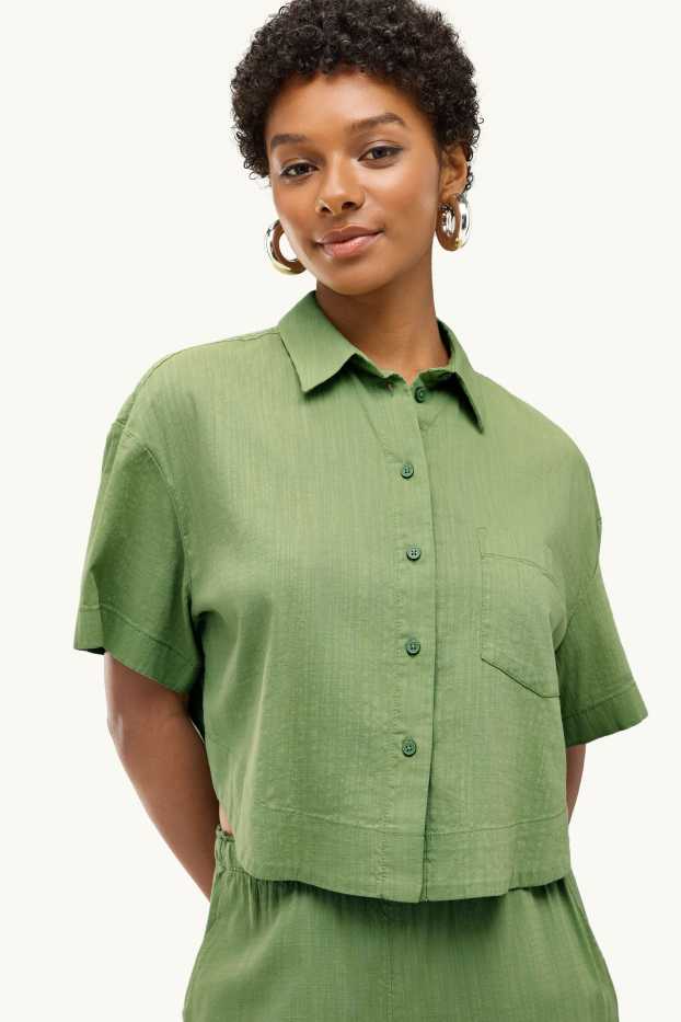 Femmes - Chemisier - vert