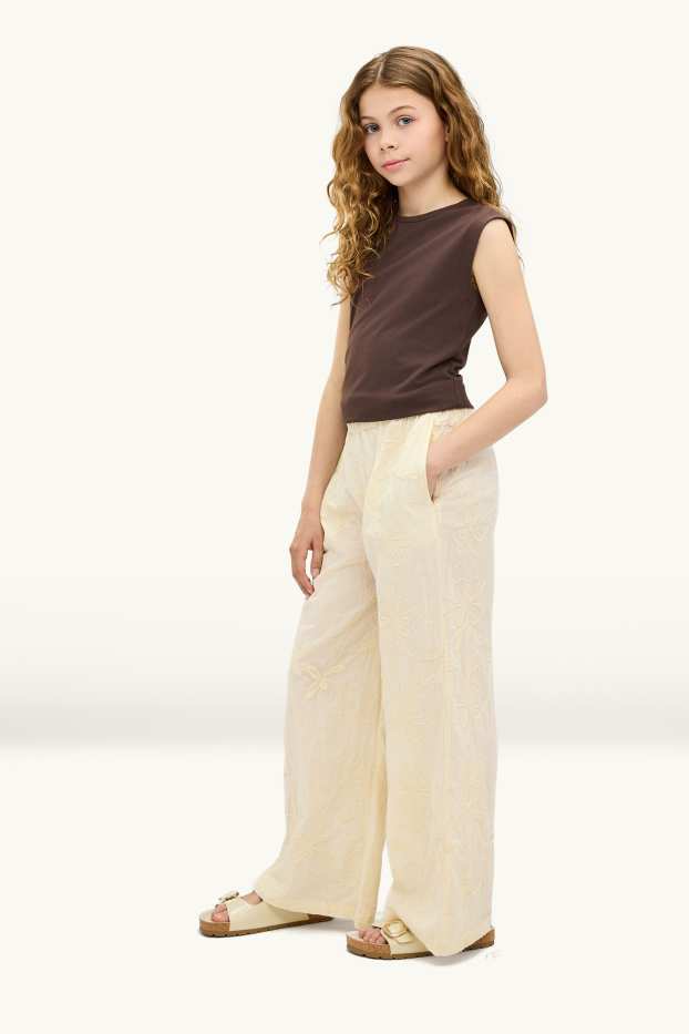 Nena - Pantalons de tela - beix