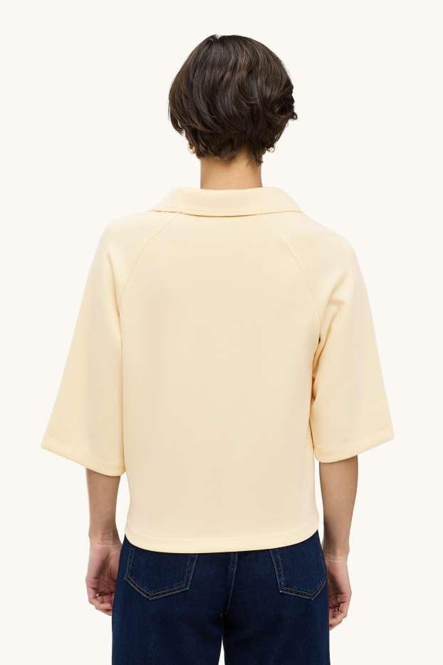Dames - Sweatshirt - lichtgeel