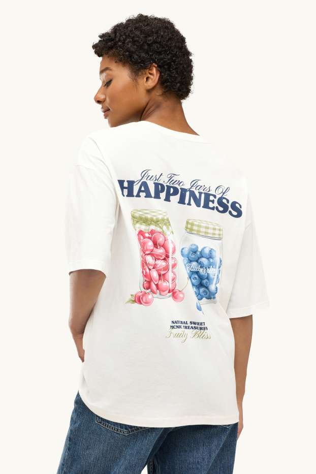 Dames - T-shirt - wit