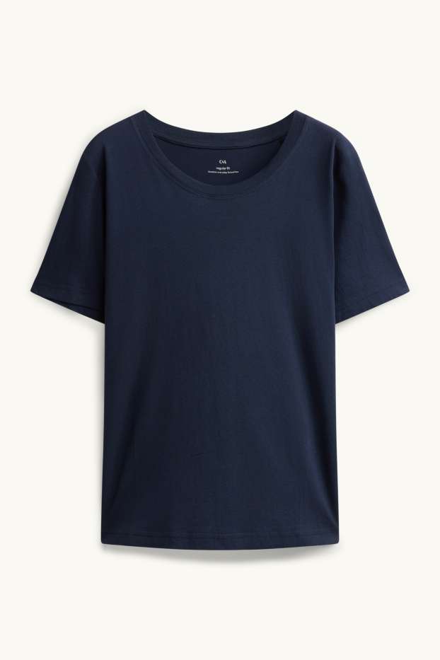 Femei - Tricou - regular fit - albastru închis
