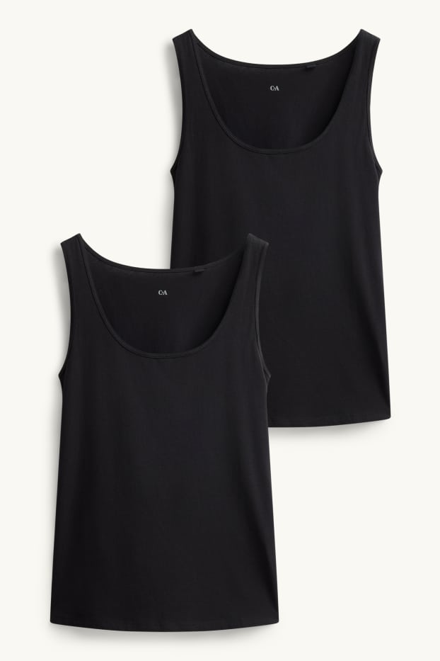 Donna - Confezione da 2 - top  - nero