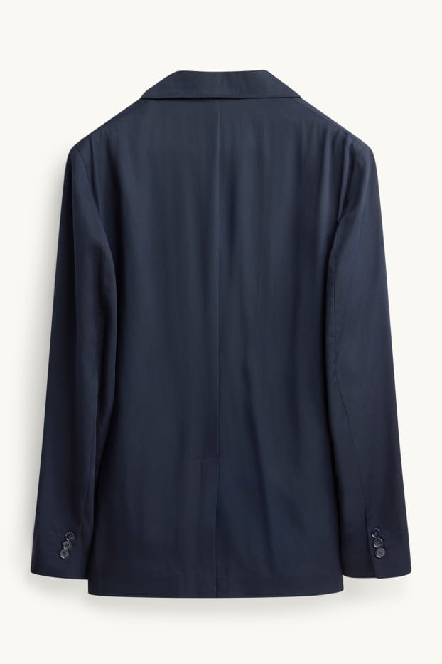 Herren - Baukasten-Lyocell-Sakko - Relaxed Fit - dunkelblau