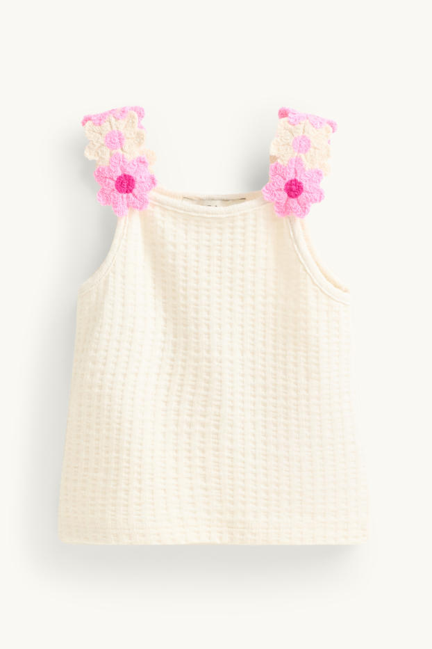 Children Girls - Vest - cremewhite