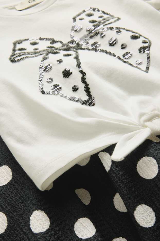 Enfants filles - Ensemble - blanc / noir