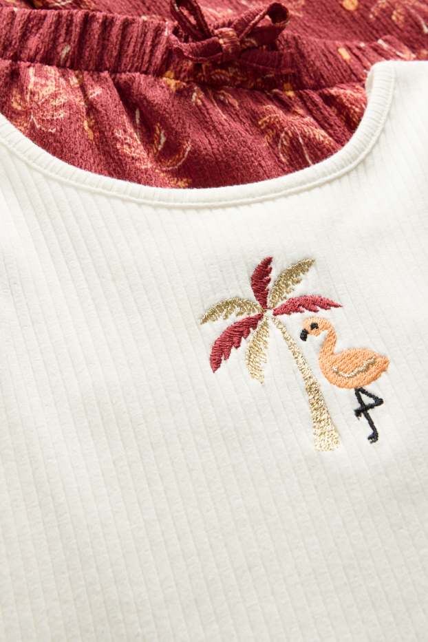 Enfants filles - Ensemble - blanc
