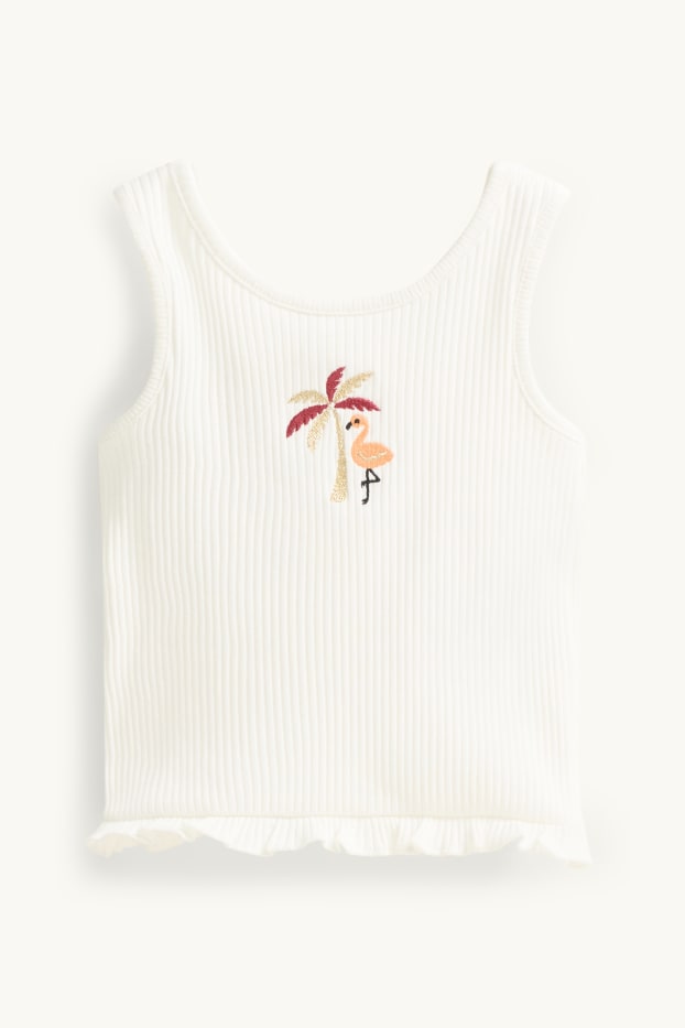 Enfants filles - Ensemble - blanc