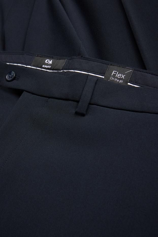 Herren - Baukasten-Hose - Slim Fit - Flex - LYCRA® - Mix & Match - schwarz
