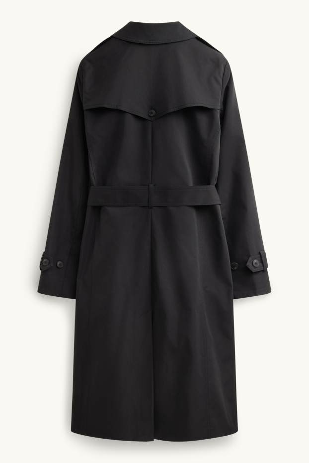 Donna - Trench - idrorepellente - nero