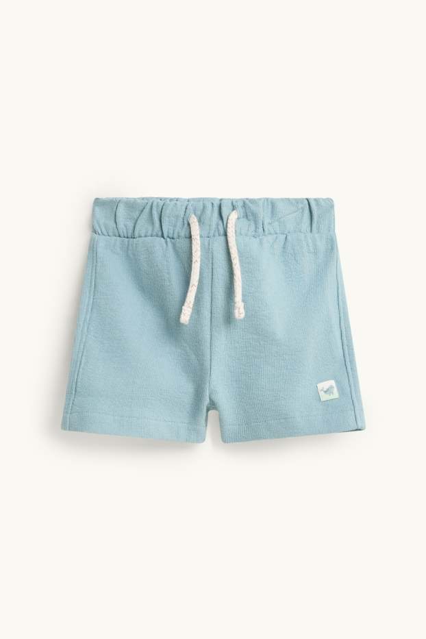 Bébés garçons - Animaux de la mer - tenue pour bébé - 3 pièces - blanc / bleu clair