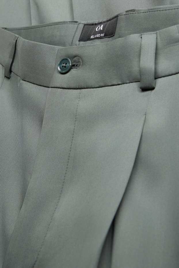 Pánské - Kalhoty chino - khaki