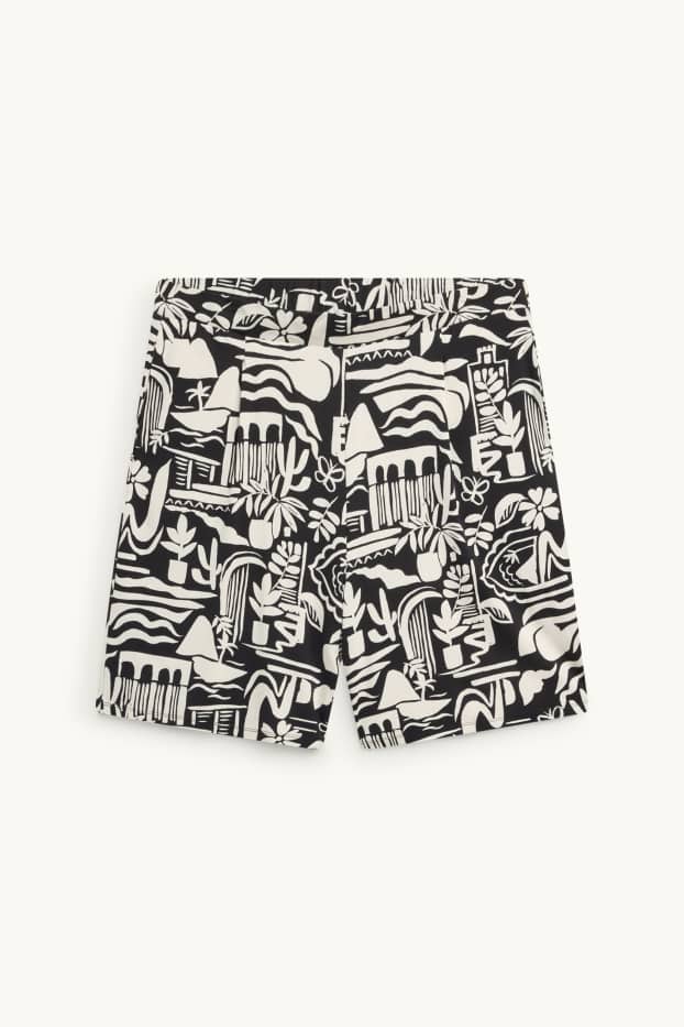 Donna - Pantaloni - bianco / nero