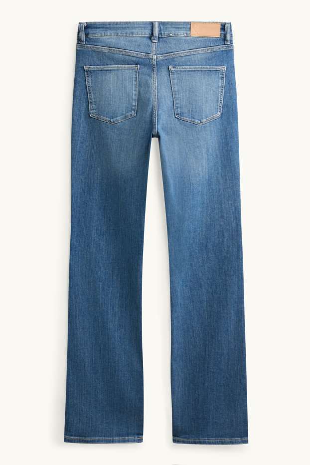 Damen - Bootcut Jeans - Mid Waist - LYCRA® - jeansblau