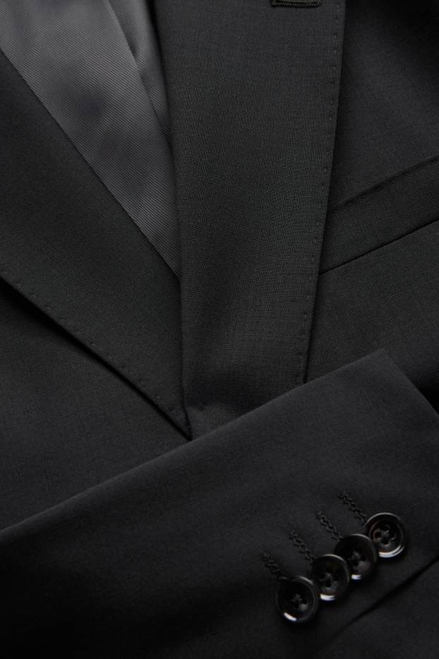 Uomo - Giacca coordinabile - regular fit - Flex - misto lana - LYCRA® - nero