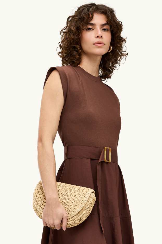 Damen - Umhängetasche - beige