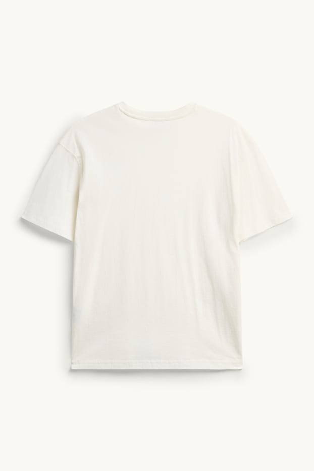 Damen - T-Shirt - Oversized - weiß