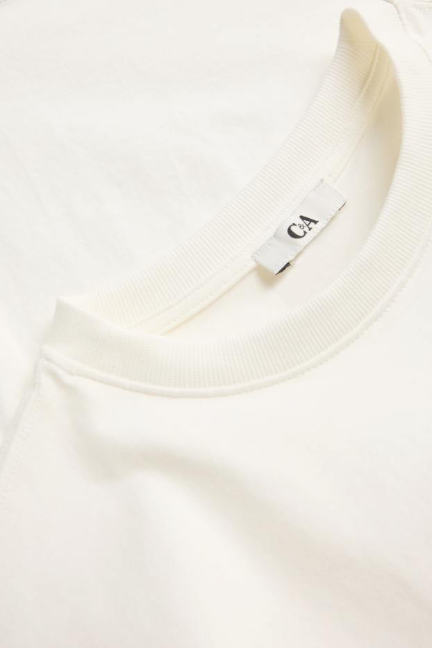 Damen - T-Shirt - Oversized - weiß