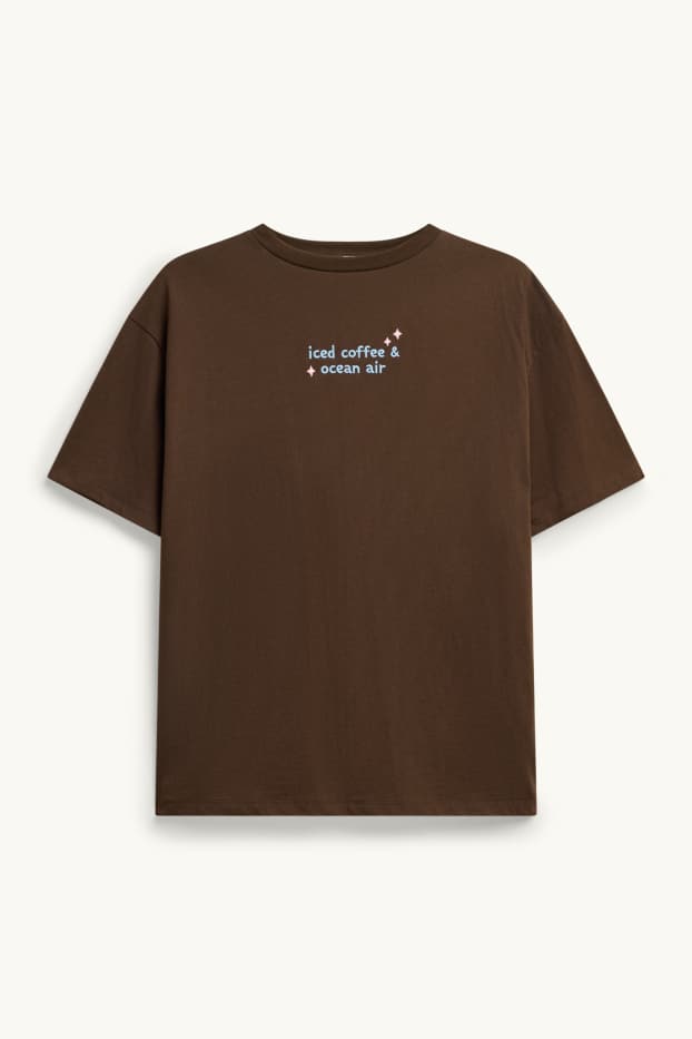 Women - T-shirt - brown