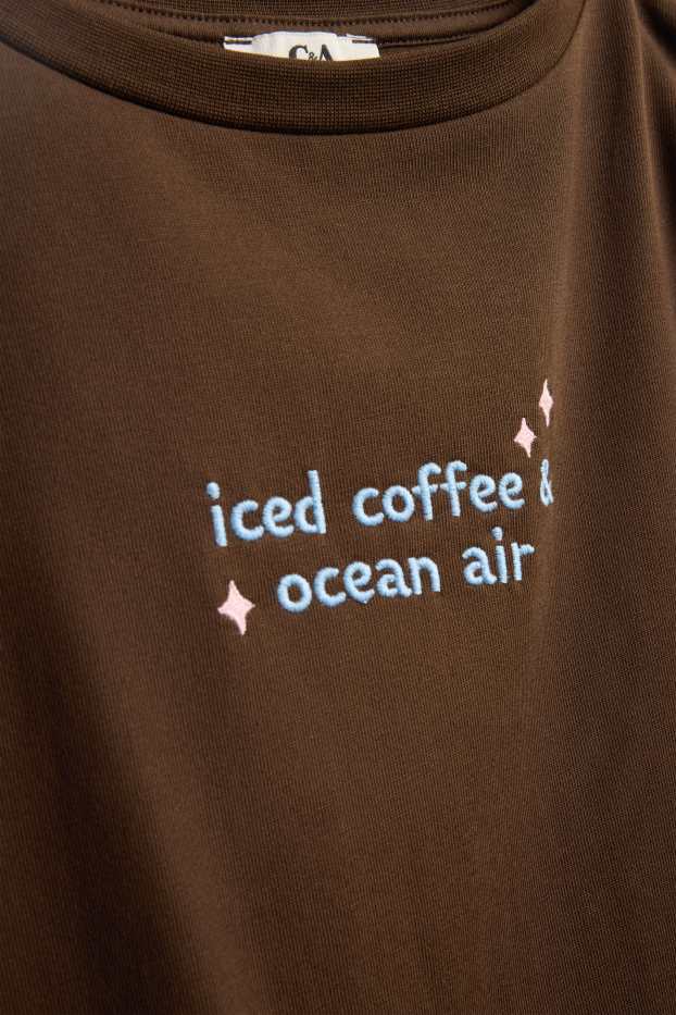 Women - T-shirt - brown